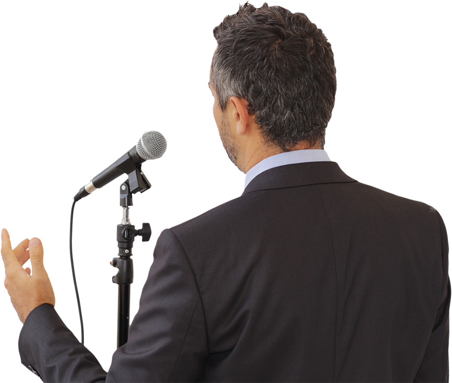 speaker-isolated Male Public Speaker